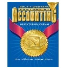 Century 21 Accounting Multicolumn Journal Anniversary Edition, 1st Year Course