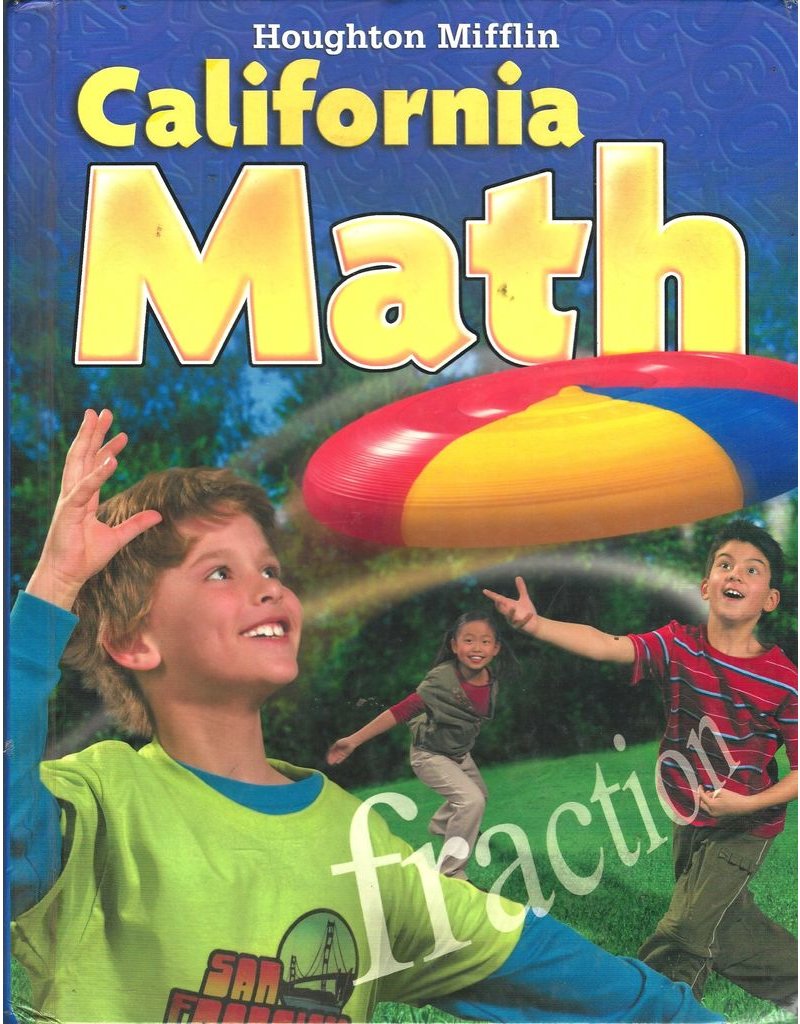 Houghton Mifflin Mathmatics California: Student Edition Level 4