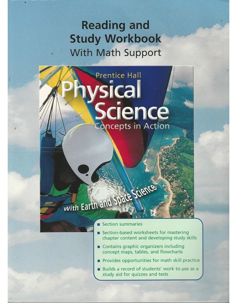 Prentice Hall High School Physical Science Concepts in Action Reading and Study Workbook