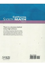 Saxon Math Intermediate 4 California: Student Edition Vol. 2