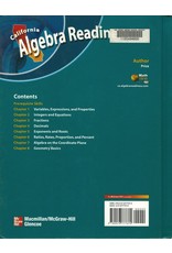 California Algebra Readiness: Concepts, Skills, And Problem Solving