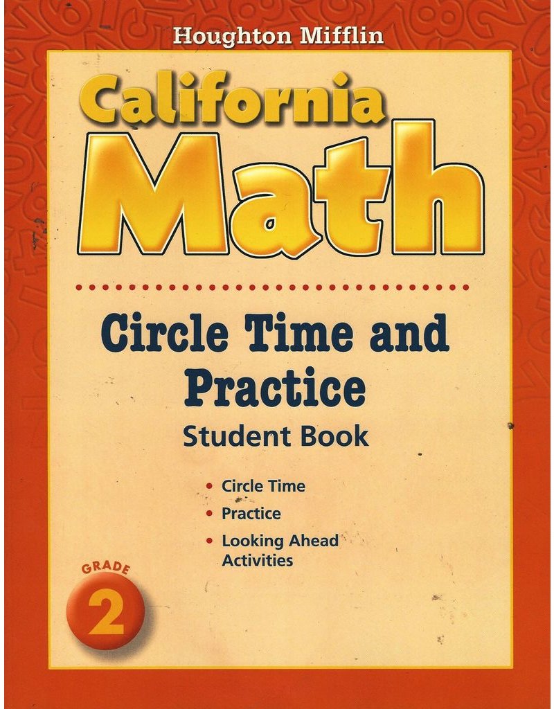 Circle Time And Practice Book Level 2: Houghton Mifflin Mathematics California
