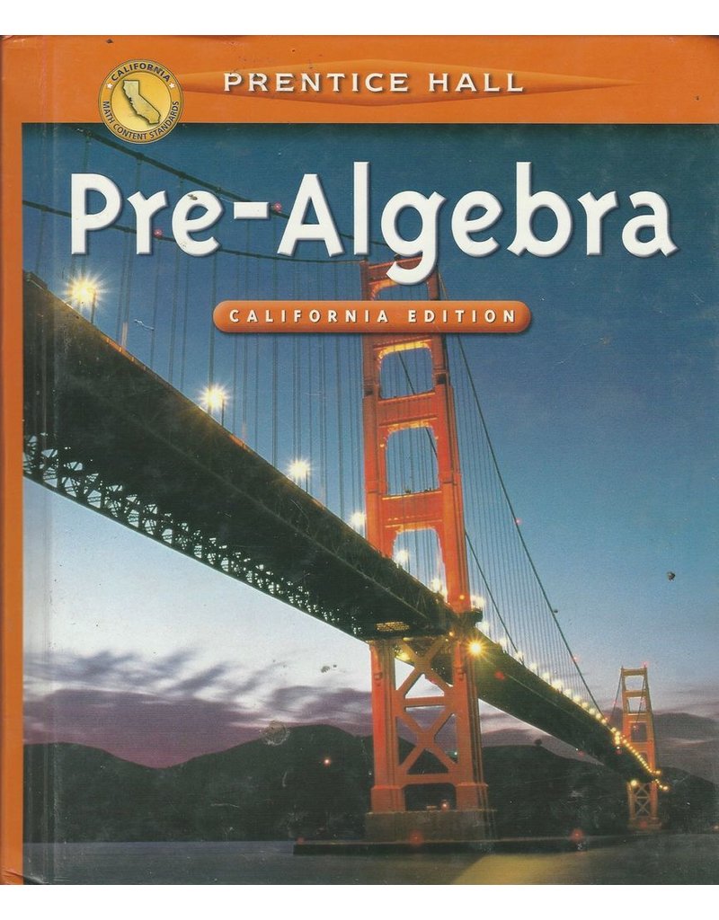 Pre-Algebra: California Edition