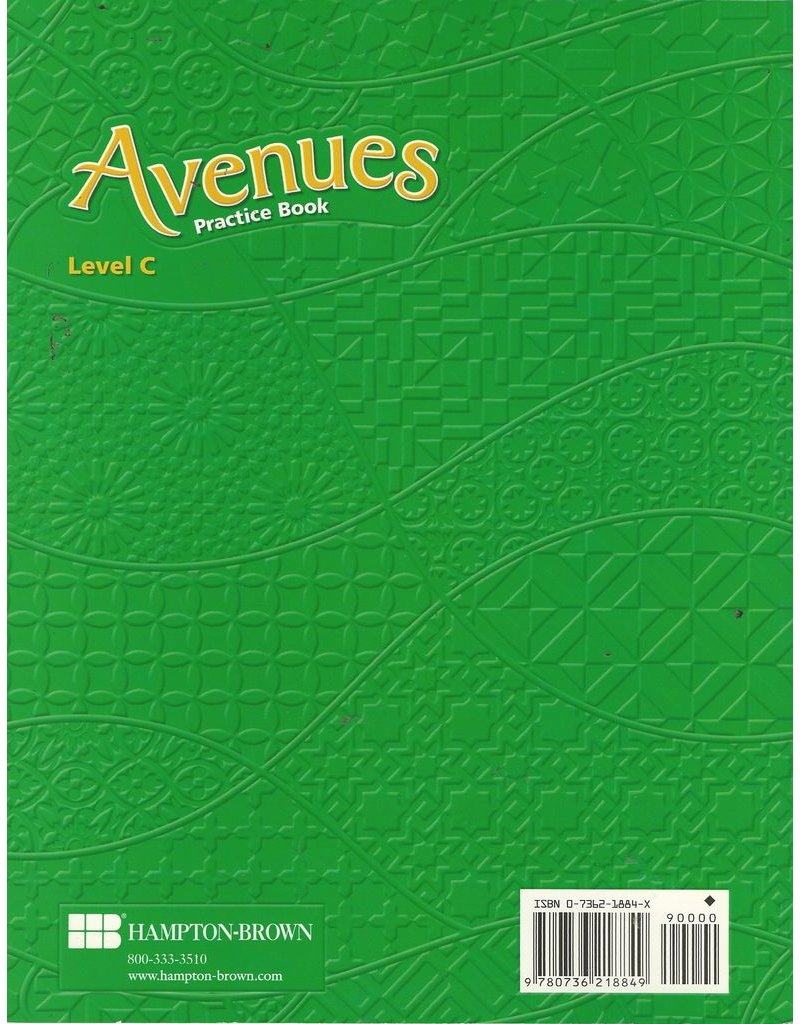 Avenues: Success In Language, Literacy, And Content (Practice Book, Level C)