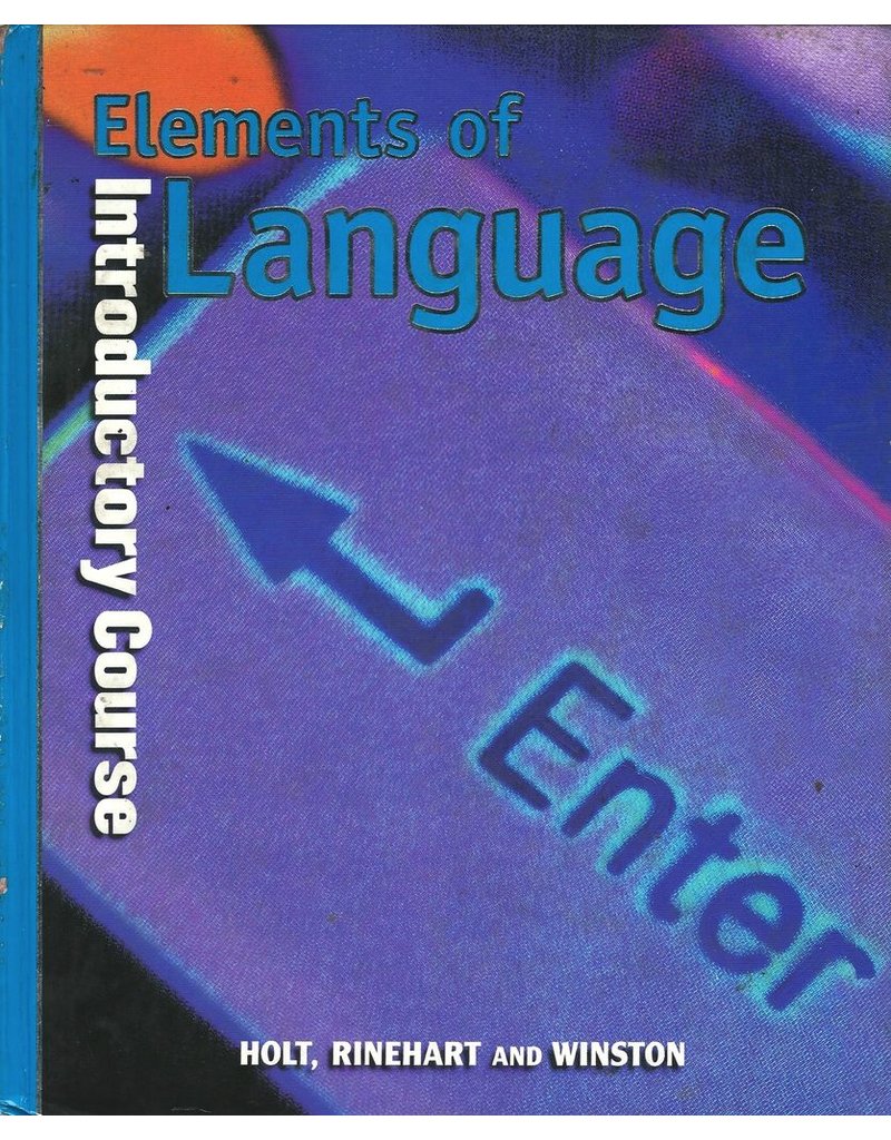 Elements Of Language, Grade 6, Introductory Course