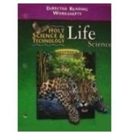 Holt Science And Technology, California Directed Reading Worksheets: Life Science
