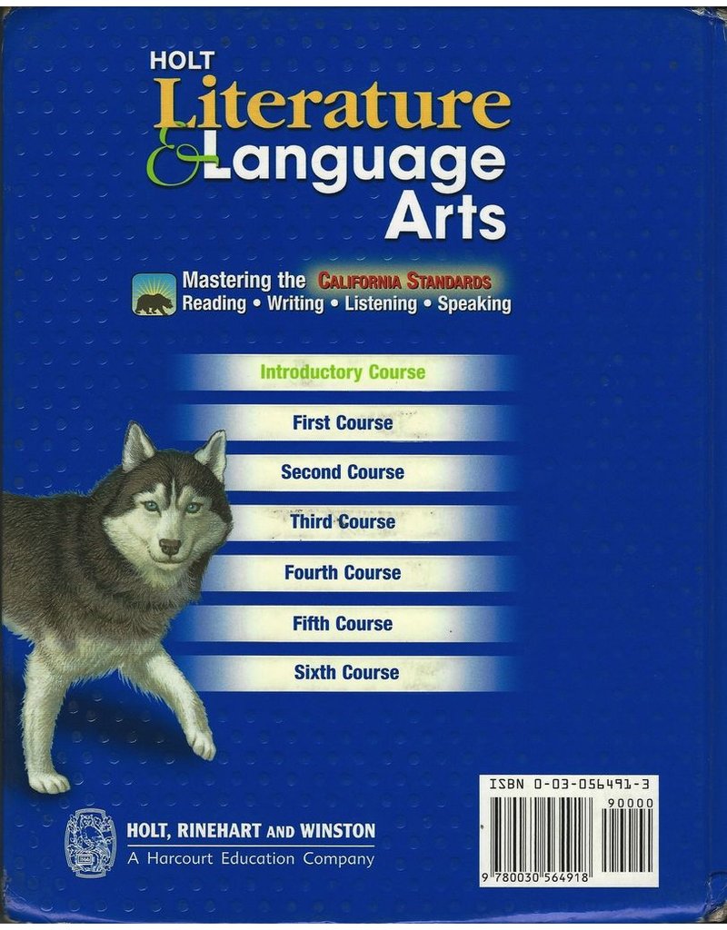 Holt Literature And Language Arts California: Student Edition Grade 6