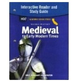 Medieval to Early Modern Times Interactive Reader and Study Guide (California Social Studies) [Paperback] Burstein (Author)
