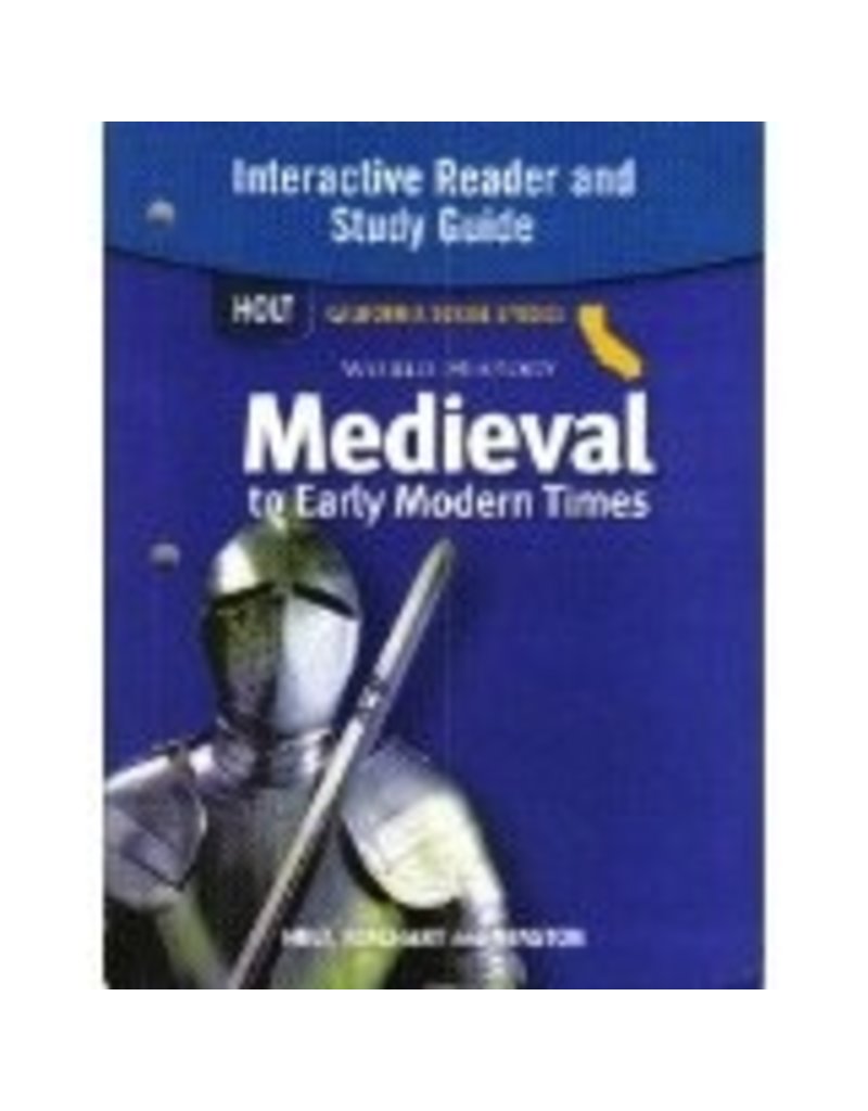 Medieval to Early Modern Times Interactive Reader and Study Guide (California Social Studies) [Paperback] Burstein (Author)
