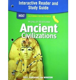 Holt CA World History: Ancient Civilizations, Interactive Reader And Study Guide Grade 6