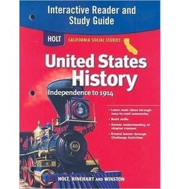 Holt United States History California: Interactive Reader Study Guide Grades 6-8 Beginnings To 1914