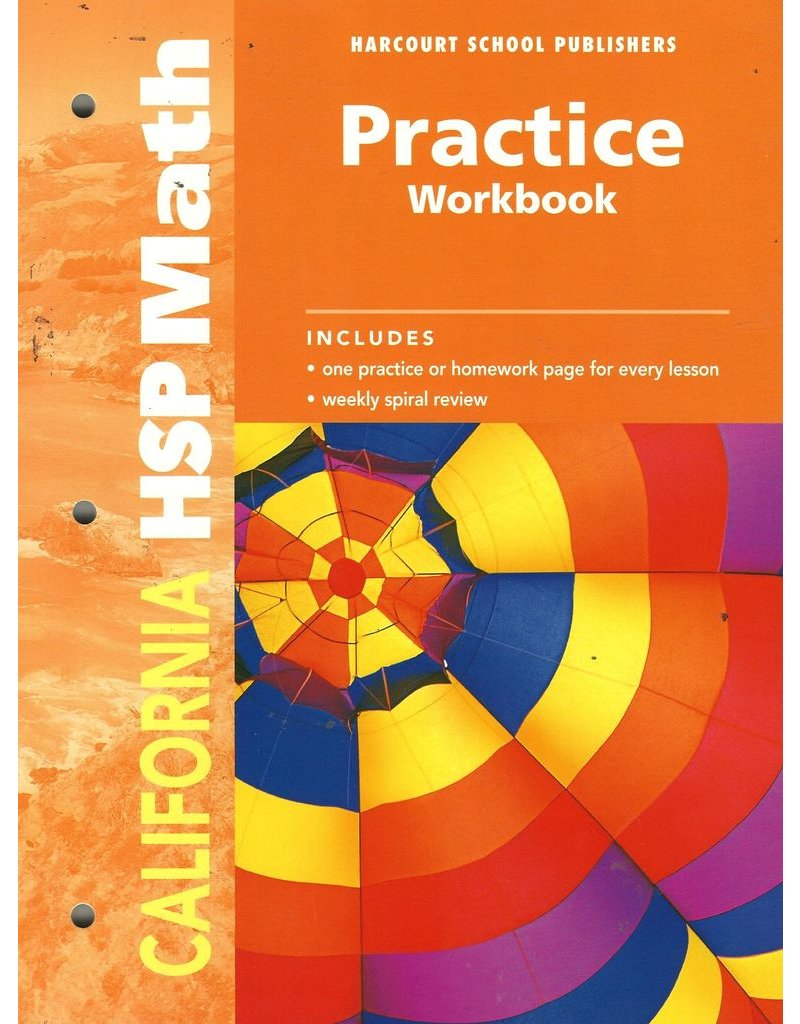 CA HSP Math Practice Workbook Level 5