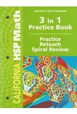 Hsp Math California: Practice/Reteach Workbook Student Edition Grade 2