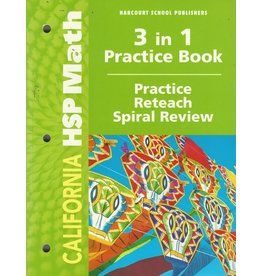 Hsp Math California: Practice/Reteach Workbook Student Edition Grade 2