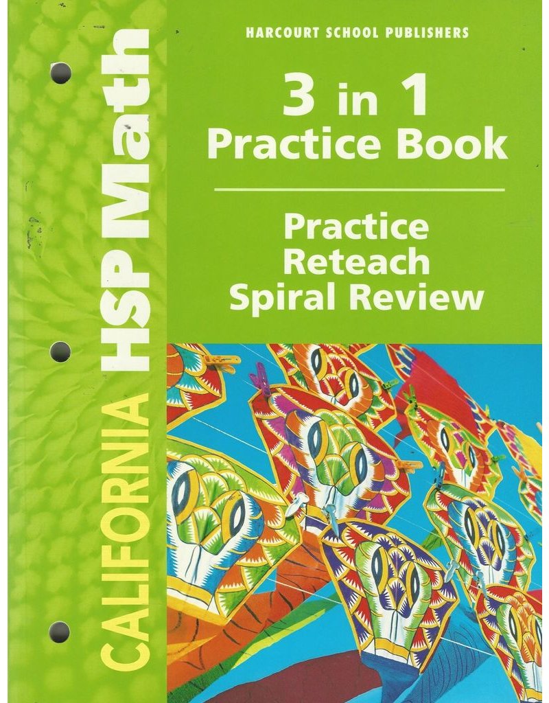 Hsp Math California: Practice/Reteach Workbook Student Edition Grade 2