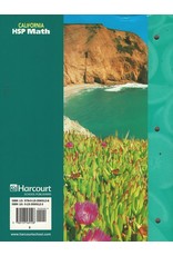 Hsp Math California: Practice Workbook Student Edition Grade 3