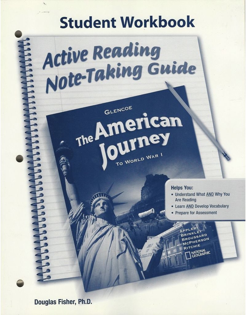 The American Journey To World War 1, Active Reading Note-Taking Guide Student Workbook
