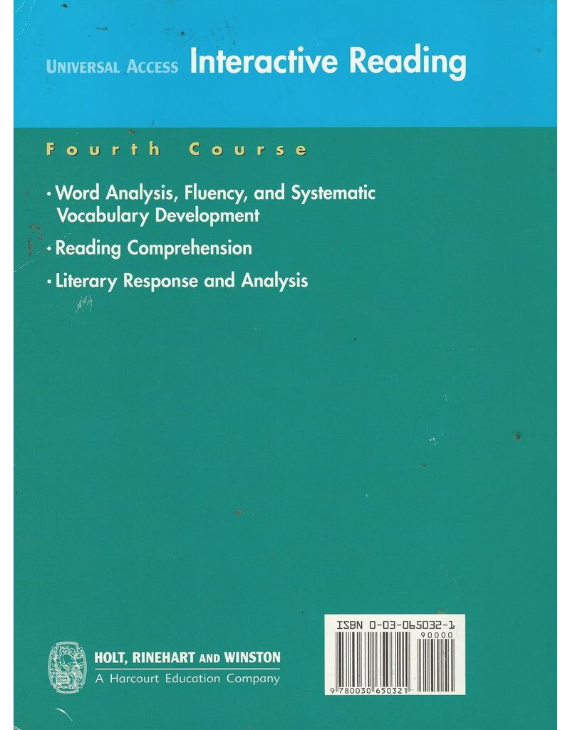 HOLT LITERATURE AND LANGUAGE ARTS {CA} Grade 10