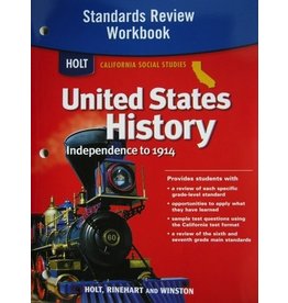 Holt United States History California: Standards Review Workbook Grades 6-8 Beginnings To 1914