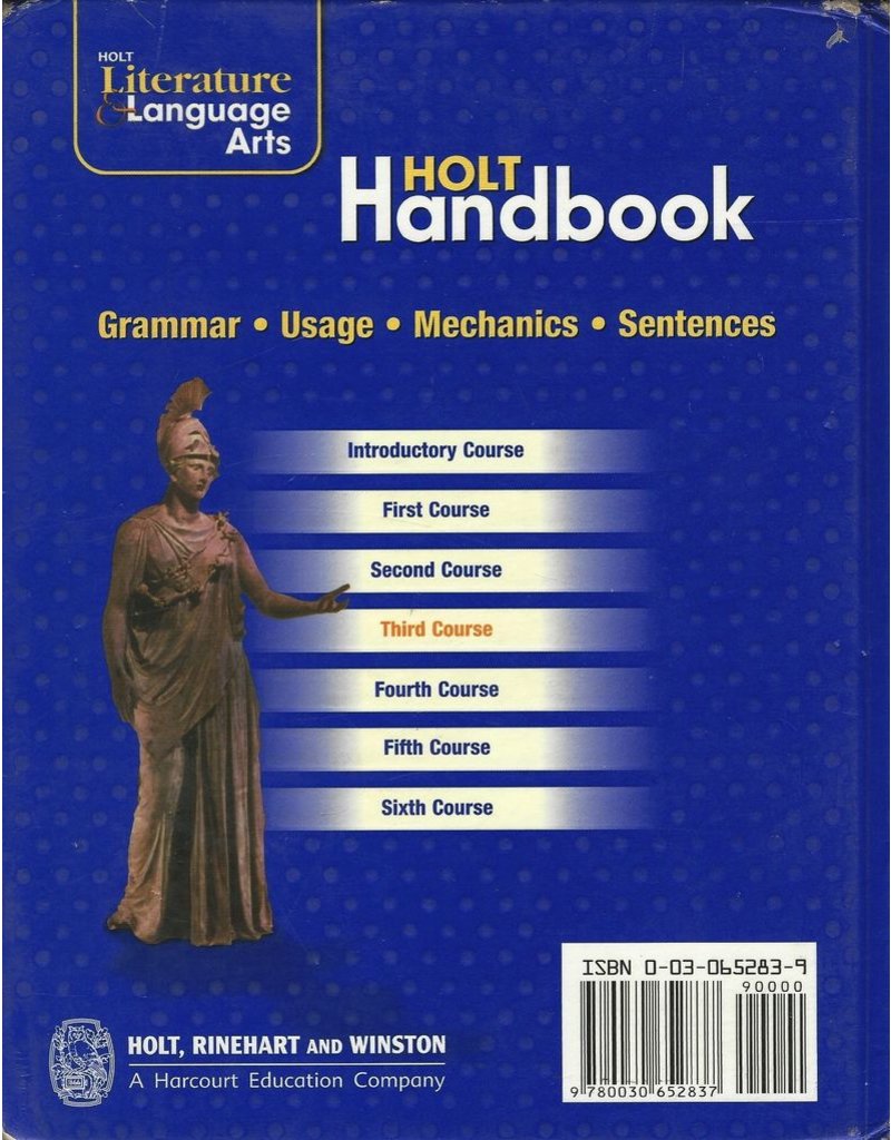 Holt Handbook California Edition 3rd Course