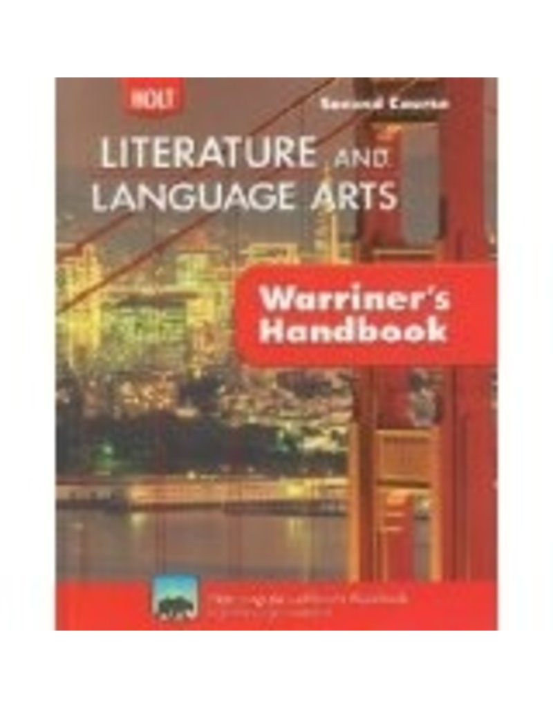 Holt Literature & Language Arts Warriner'S Handbook California: Student Edition Grade 8 Second Course