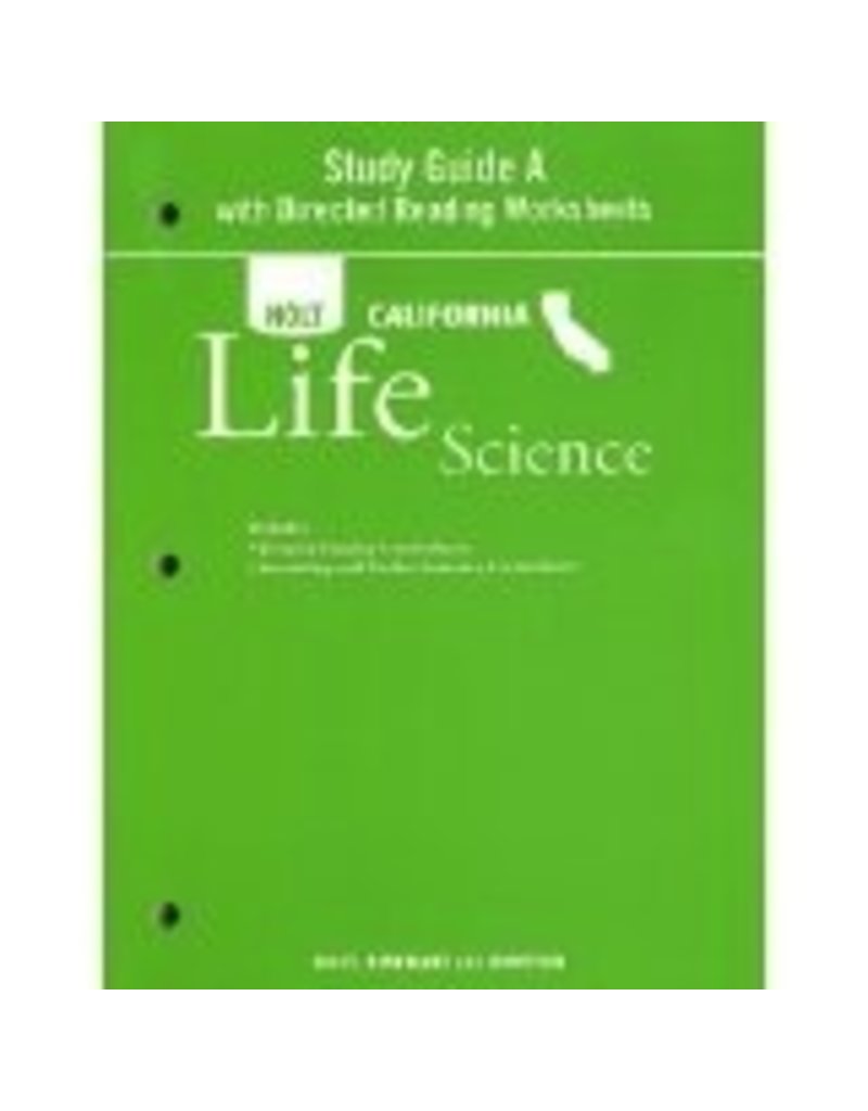 Life Science {CA} Study Guide A Grade 7
