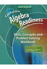 California Algebra Readiness, Concepts, Skills, And Problem Solving Workbook