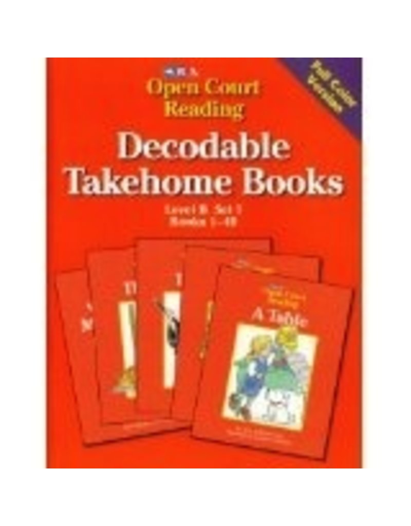 Open Court Reading Decodable Takehome Books: Level B, Set 1, Books 1-40