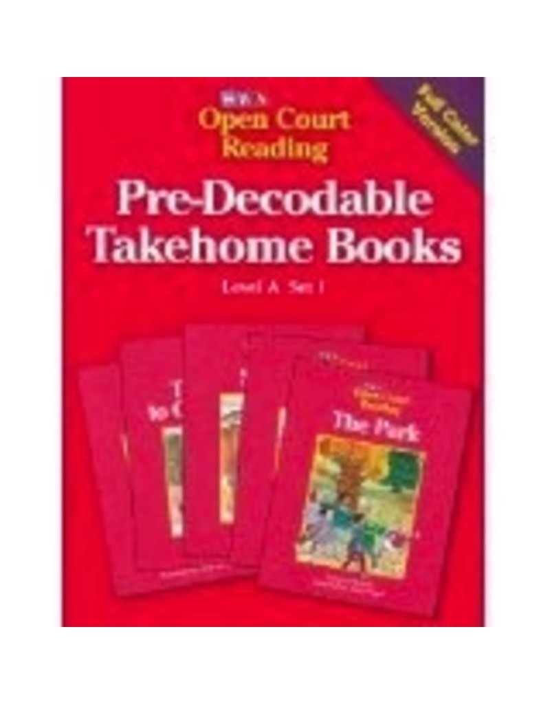 Pre-Decodable Takehome Books: Level A, Set 1 (Open Court Reading- Kindergarten