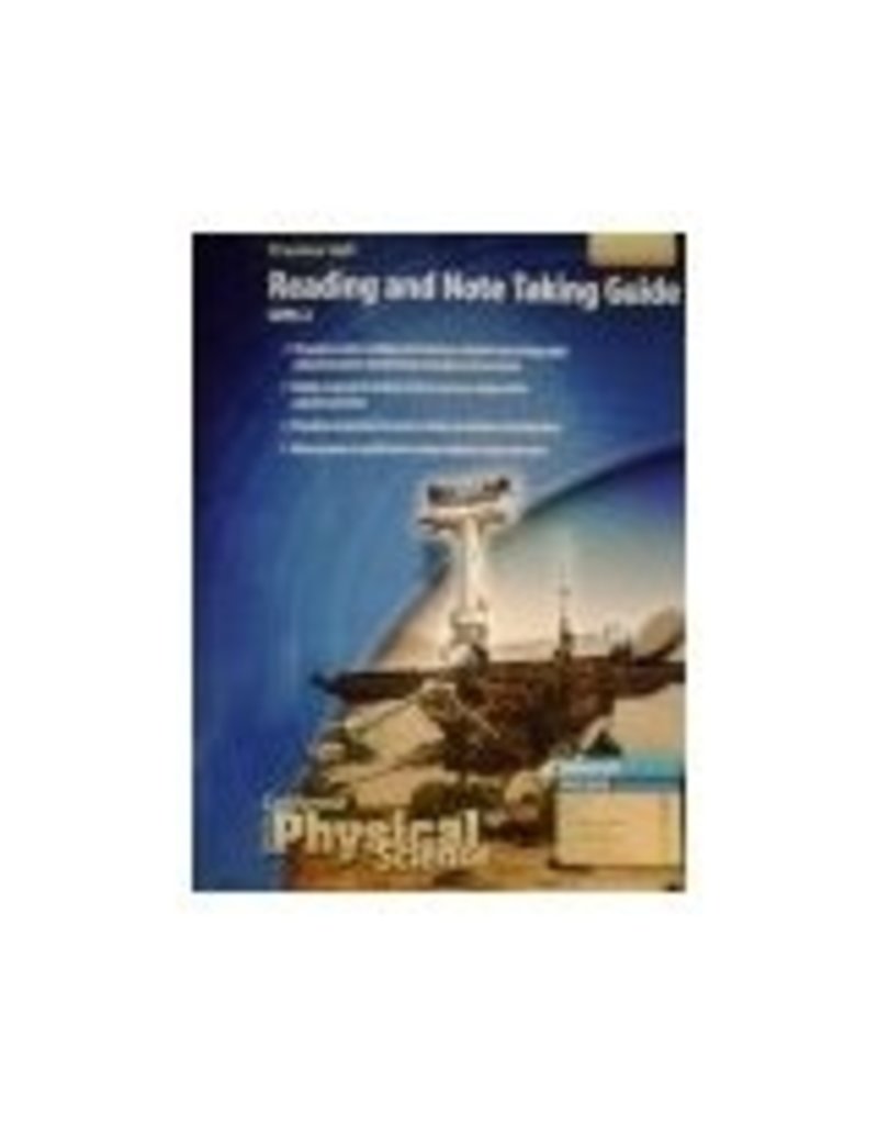 Focus on Physical Science Reading & Note Taking Guide - Level A - California Edition Grade 8