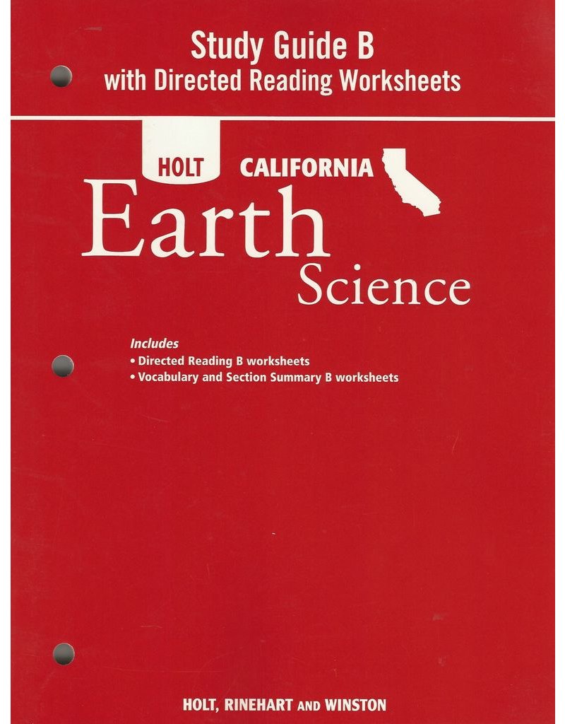 CA Earth Science Study Guide B
