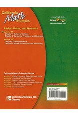 California Math Triumphs Vol 3A Ratios (California Math Triumphs Vol 3A)