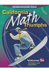California Math Triumphs Vol 5A Functions (California Math Triumphs Vol 5A)