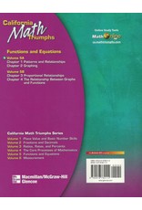 California Math Triumphs Vol 5A Functions (California Math Triumphs Vol 5A)