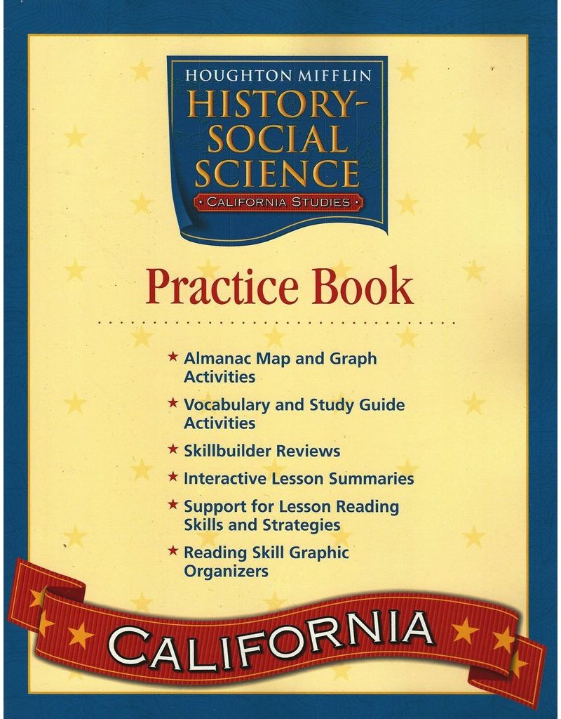 Houghton Mifflin Social Studies California: Practice Book Consumable Level 4