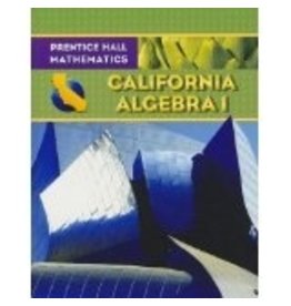 Algebra 1 - California Edition (Prentice Hall Mathematics)