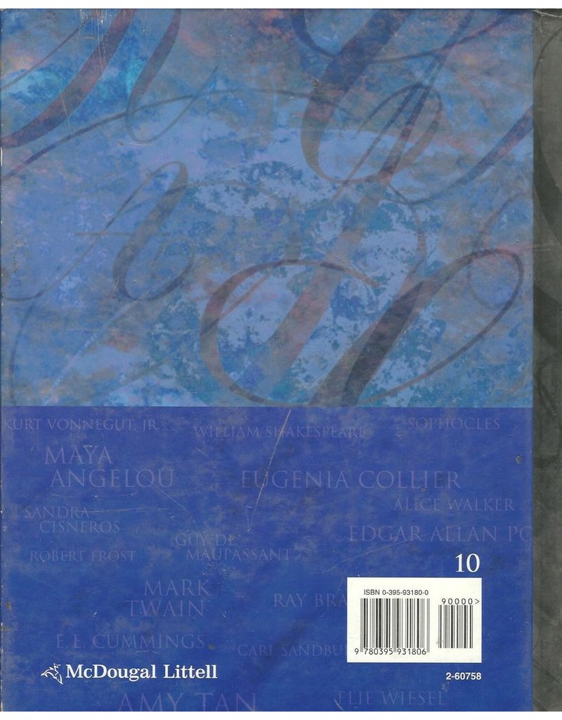 Mcdougal Littell Language Of Literature: Student Edition Grade 10