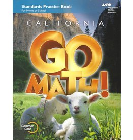 Houghton Mifflin Harcourt Go Math! California: Practice Workbook Grade K