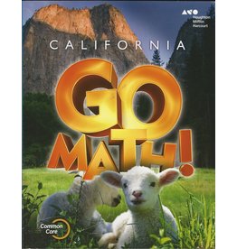 Houghton Mifflin Harcourt Go Math! California: Student Edition Grade K 2015