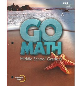 Holt McDougal Go Math! California: Student Interactive Worktext Grade 6 2015