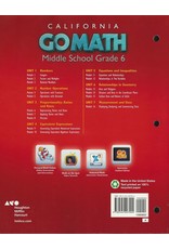 Holt McDougal Go Math! California: Student Interactive Worktext Grade 6 2015