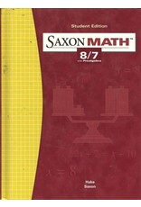 Saxon Math: 8/7 With Prealgebra, Student Edition