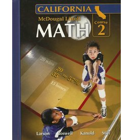 Mcdougal Littell Middle School Math California: Student Edition Course 2