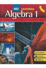 Holt California Algebra 1, Student Edition