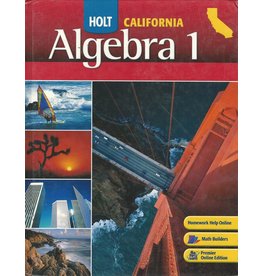 Holt California Algebra 1, Student Edition