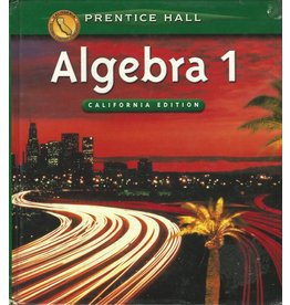 Algebra 1 (California Edition)
