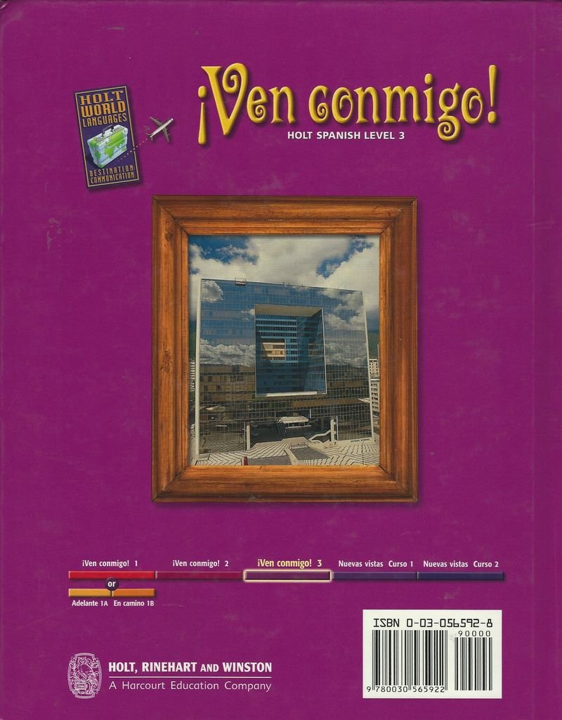 ¡Ven conmigo! Student Edition Level 3