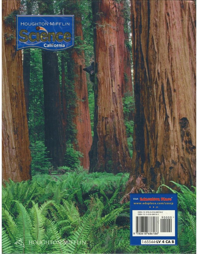 Houghton Mifflin Science California: Student Edition Single Volume Level 4