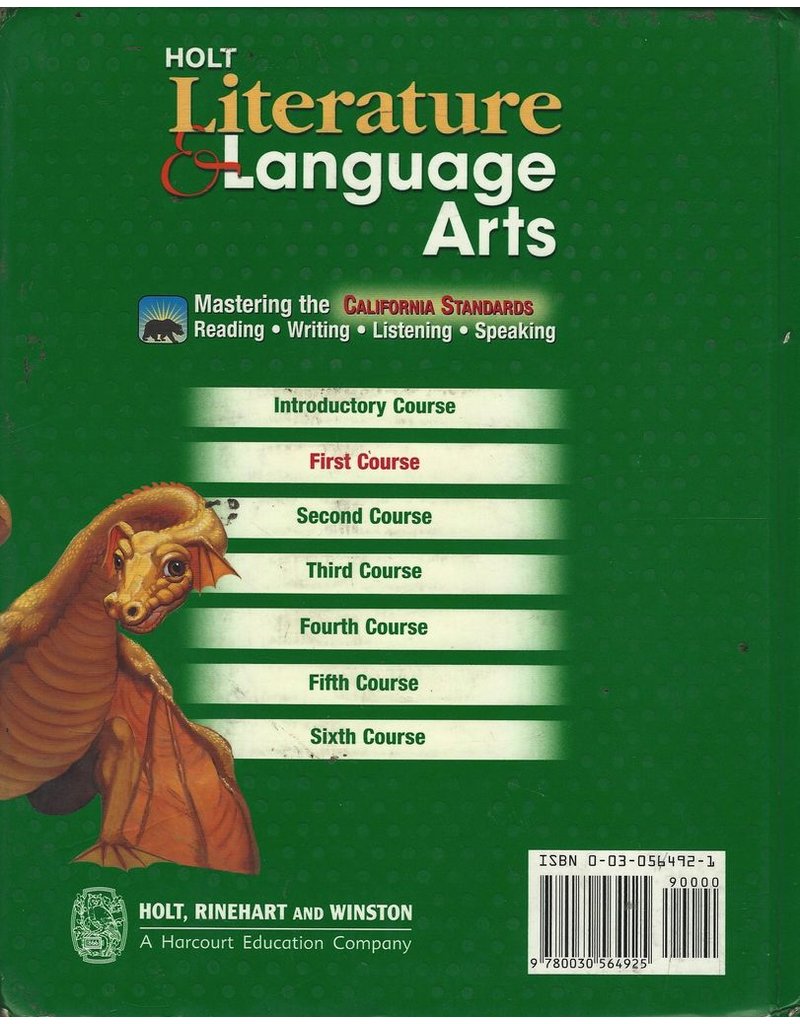 Holt Literature And Language Arts: First Course Grade 7
