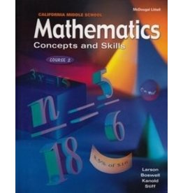California Middle School Mathematics: Concepts And Skills Course 2